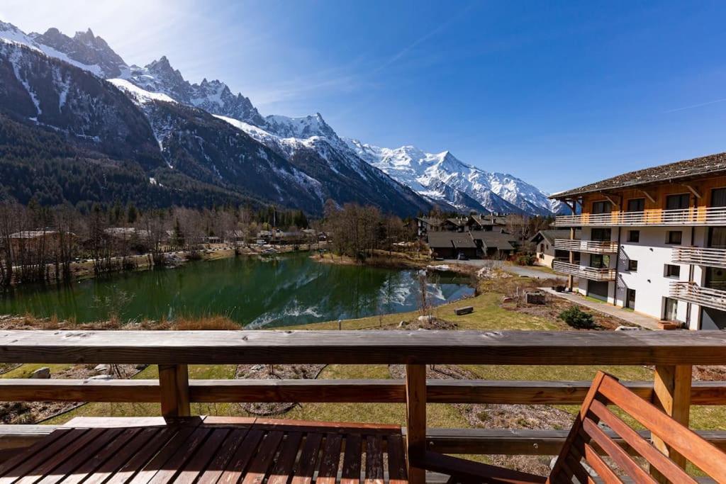 Modern 2Br 5* Pool Gym Spa Garage Mont-Blanc View Chamonix Exteriör bild