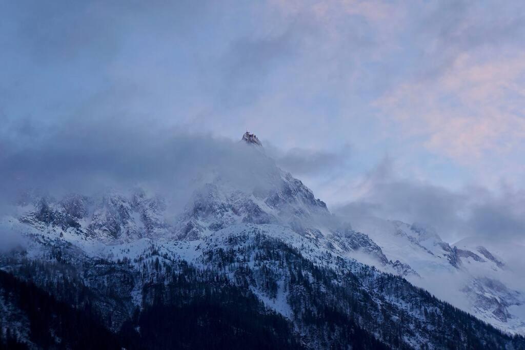 Modern 2Br 5* Pool Gym Spa Garage Mont-Blanc View Chamonix Exteriör bild
