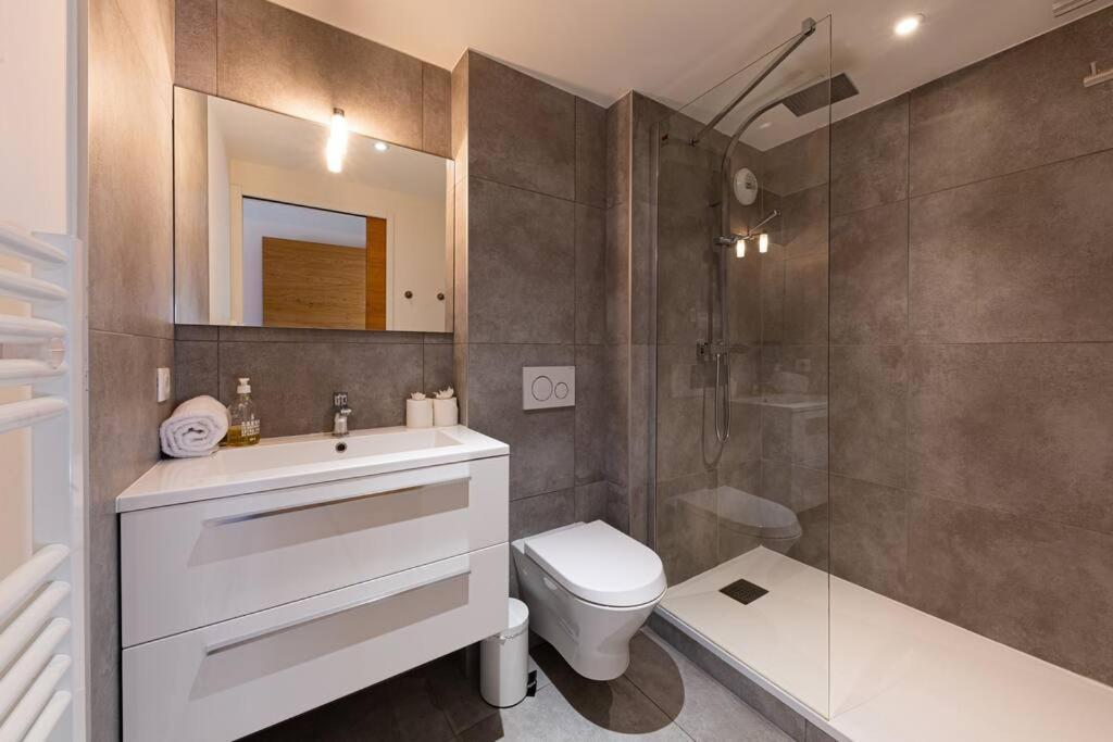 Modern 2Br 5* Pool Gym Spa Garage Mont-Blanc View Chamonix Exteriör bild