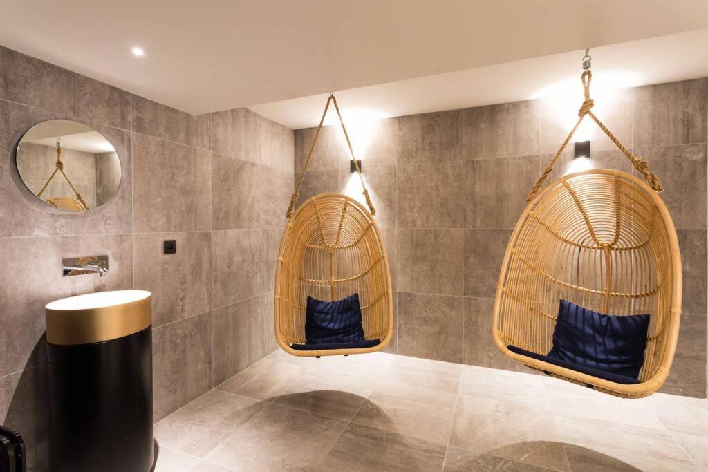 Modern 2Br 5* Pool Gym Spa Garage Mont-Blanc View Chamonix Exteriör bild